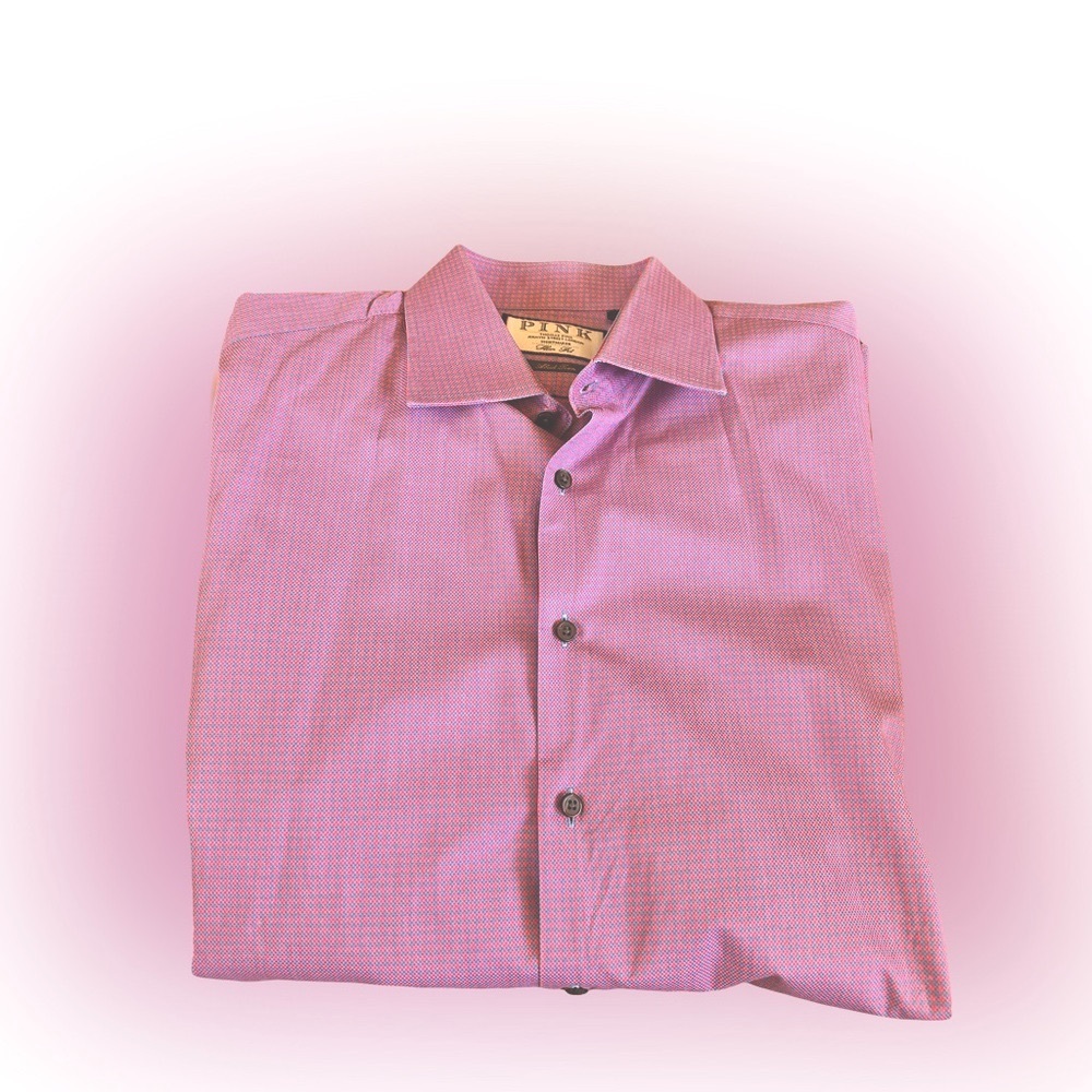 Thomas Pink Men's Dress Shirt - Pink